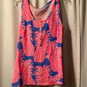 Lilly Pulitzer Pineapple tank